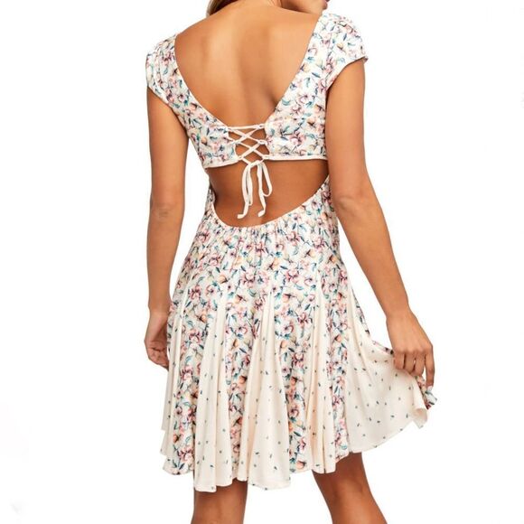 Free People Ponderosa Cutout Back Minidress - Picture 1 of 3